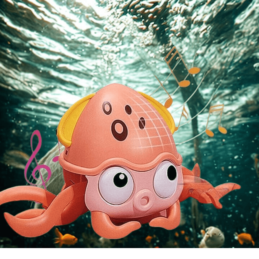 Brinquedo Caranguejo e Polvo Fujão